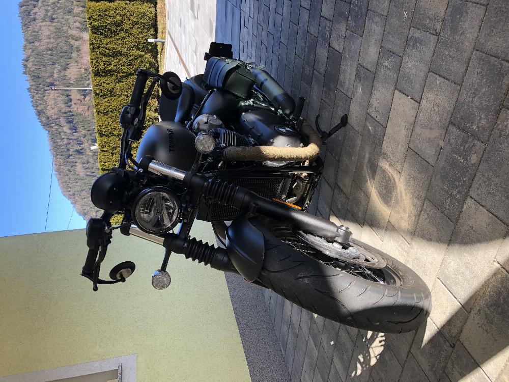Motorrad verkaufen Triumph Bonneville bobber black Ankauf